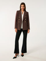 Immie Double Breasted Blazer Forever New