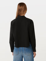 Chloe Cropped Shirt Forever New