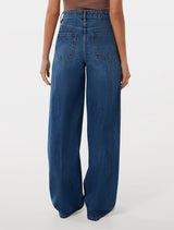 Heather Wide Leg Jeans Forever New