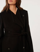 Ari Funnel Neck Coat Forever New