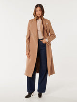 Ari Funnel Neck Coat Forever New
