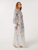 Peyton Petite Trim Detail Midi Dress Forever New