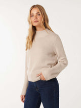 Poppy Stand Neck Jumper Forever New