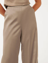 Emila Satin Wide Leg Pants Forever New