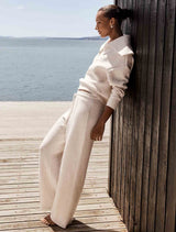 Tiana Wide Leg Track Pants Forever New