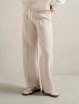 Tiana Wide Leg Track Pants Cream Colour Block Forever New