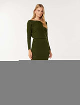 Ciara Tipped Shoulder Midi Dress Forever New