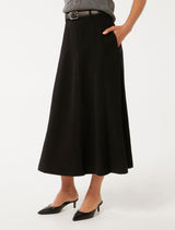Cecile Belted Midi Skirt Forever New