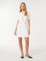 Belle Crepe Knit Dress Forever New