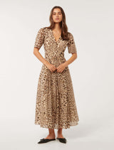 Melinda Belted Midi Dress