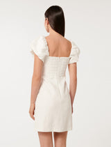 Aspen Ruched Mini Dress Forever New