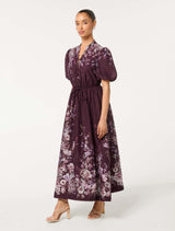 Adele Petite Printed Midi Dress Forever New