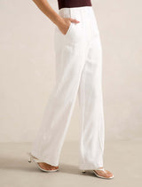 Posey Linen Wide Leg Pants Forever New