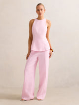 Posey Linen Wide Leg Pants Forever New