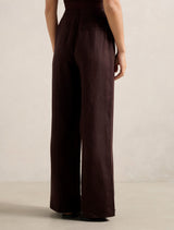 Posey Linen Wide Leg Pants Forever New
