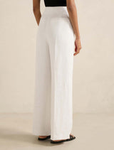 Posey Petite Linen Wide Leg Pants Forever New