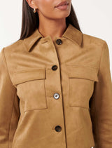 Tyla Vegan Suede Jacket