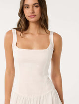 Heidi Bubble Hem Mini Dress