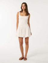 Heidi Bubble Hem Mini Dress