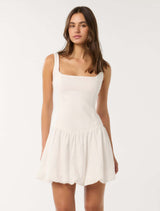 Heidi Bubble Hem Mini Dress