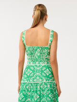 Mona Square Neck Top