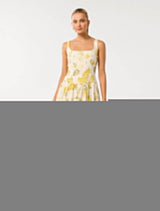 Heidi Bubble Hem Mini Dress Forever New