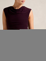 Carrie Draped Bodycon Midi Dress Forever New