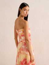 Laia Tucked Strapless Top Forever New