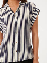 Rhea Easy Striped Shirt Forever New