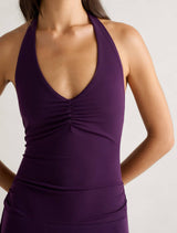 Summer Halter Low Back Dress