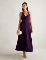 Summer Halter Low Back Dress