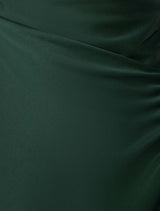 Ava Draped Satin Maxi Dress Forever New