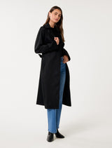Cass Suede Trench Coat Forever New