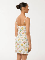 Devon Petite Linen Mini Dress Forever New