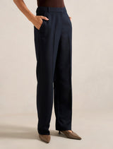 Carson Twill Straight Leg Pants Forever New