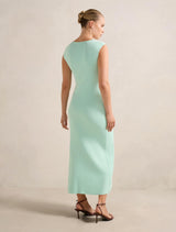 Aster Hook And Eye Detail Midi Dress Forever New