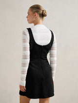 Gracie Suede 2 in 1 Mini Dress Forever New