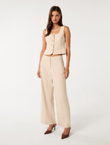 Haven Pocket Wide Leg Pants Forever New