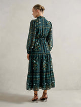 Tara Printed Midi Dress Forever New