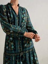 Tara Printed Midi Dress Forever New