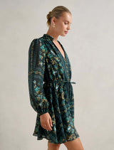 Tamila Printed Skater Mini Dress Forever New