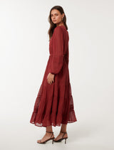 Frankie Lace Trim Dress Forever New