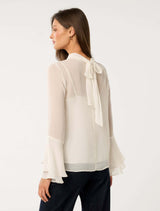 Edwina Sheer Blouse Forever New