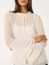 Edwina Sheer Blouse Forever New