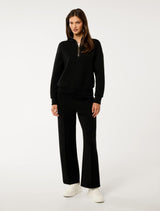 Lya Lounge Satin Trim Jumper Forever New