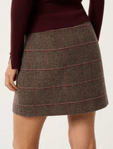 Jade Check Mini Skirt Forever New