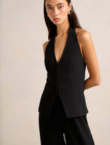 Riva Hook And Eye Halter Jumpsuit Forever New