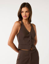 Tyla Cropped Vest Forever New