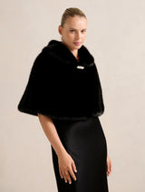 Evelyn Faux Fur Wrap Forever New