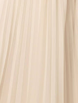 Capri Bardot Pleat Hem Midi Dress Forever New